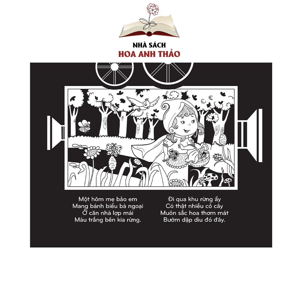 Sách chiếu bóng tương tác - Cinema book rạp chiếu phim trong sách: Cô bé quàng khăn đỏ