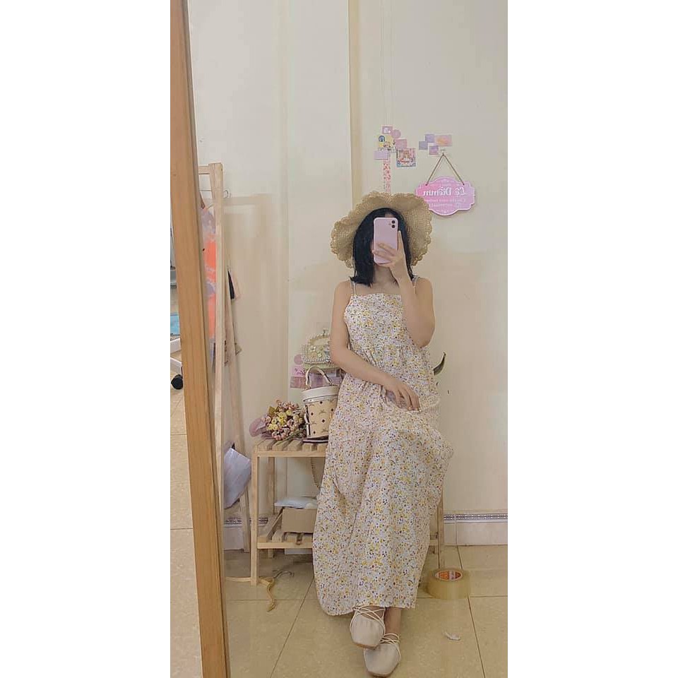 [Mã WAMT1505 giảm 10K đơn 0K] Váy 2 dây hoa nhí | BigBuy360 - bigbuy360.vn