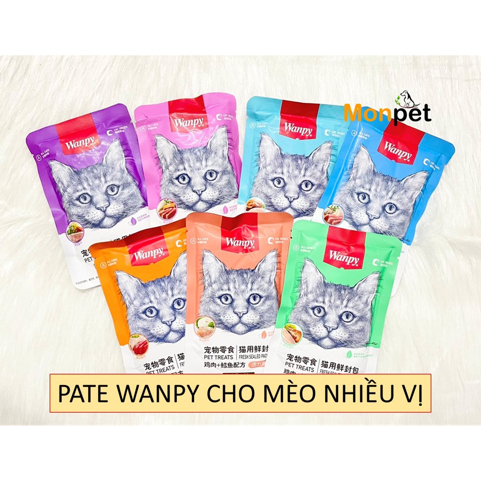 Pate Wanpy Cho Mèo Thức ăn cho mèo 80g