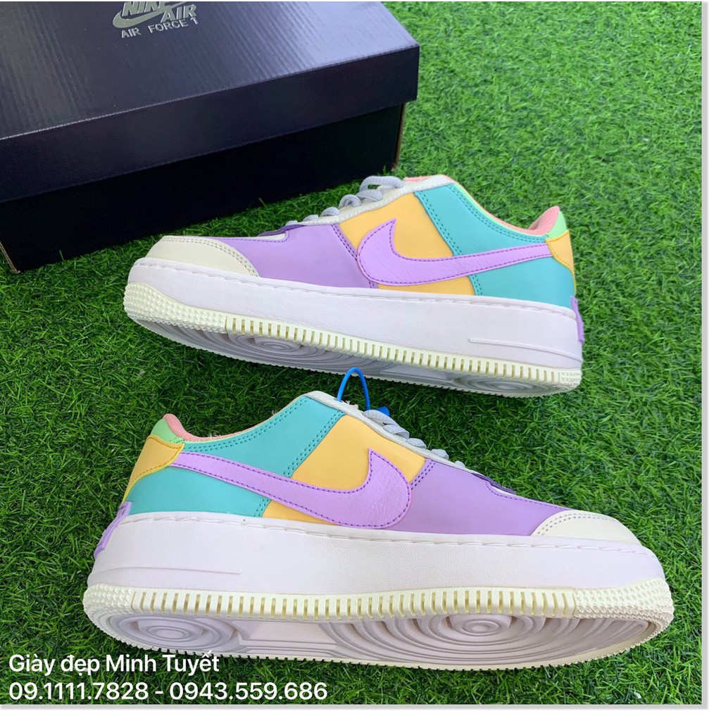 Tết🌺 Rẻ vô địch - Giày Sneaker AF1_Shadow Trắng 7 màu rẻ nhất thị trường Hà Nội - Việt Nam -Ax123 : ⁸ :; `