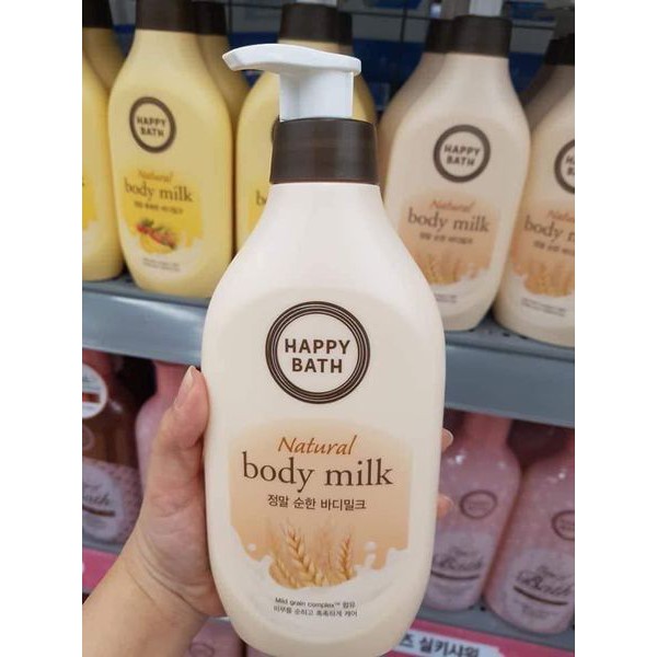 SỮA DƯỠNG THỂ HAPPY BATH BODY MILK NATURAL 450ml