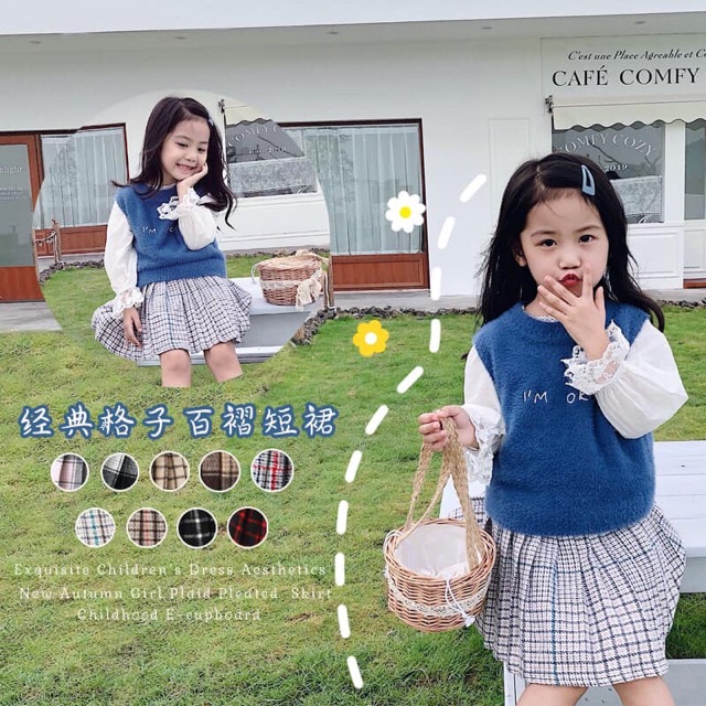 Chân váy cho bé gái