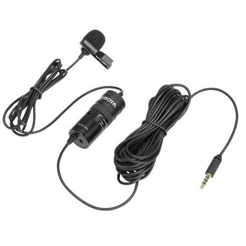 Micro BOYA BY M1 PRO - mic thu âm gài áo lavalier cho điện thoại, máy ảnh, máy quay, PC