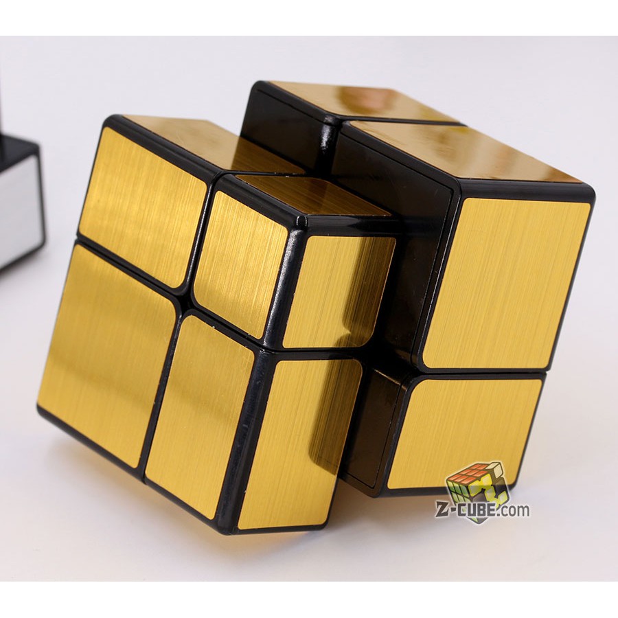 Rubik Qiyi 2x2 Gương Mirror Vàng- đồ chơi phát triển trí tuệ