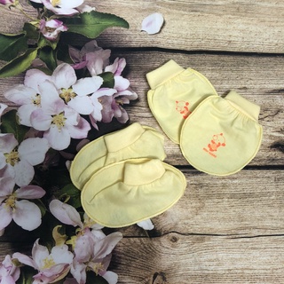 Bao tay bao chân cho trẻ sơ sinh (1 set bao gồm 1 bộ bao tay và 1 bộ bao chân)