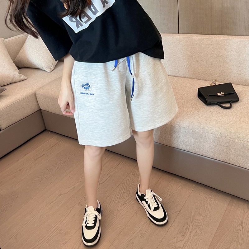 Quần đùi short unisex nam nữ M7(02) from rộng phong cách trẻ trung năng động ảnh thực tế