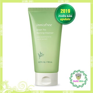 (aut 100%) phiên bản update 2019 Sữa Rửa Mặt Chiết Xuất Trà Xanh  Innisfree Green Tea Cleansing Foam