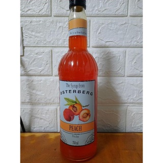 Syrup/ siro osterberg đào chai 750ml đỉnh chóp luôn
