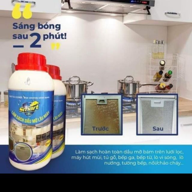 Dung dịch tẩy mỡ Smart