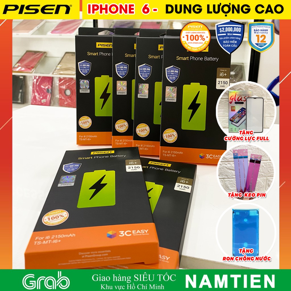 Pin Pisen iPhone 6 Dung Lượng Cao Chính Hãng - Nhà Phân Phối