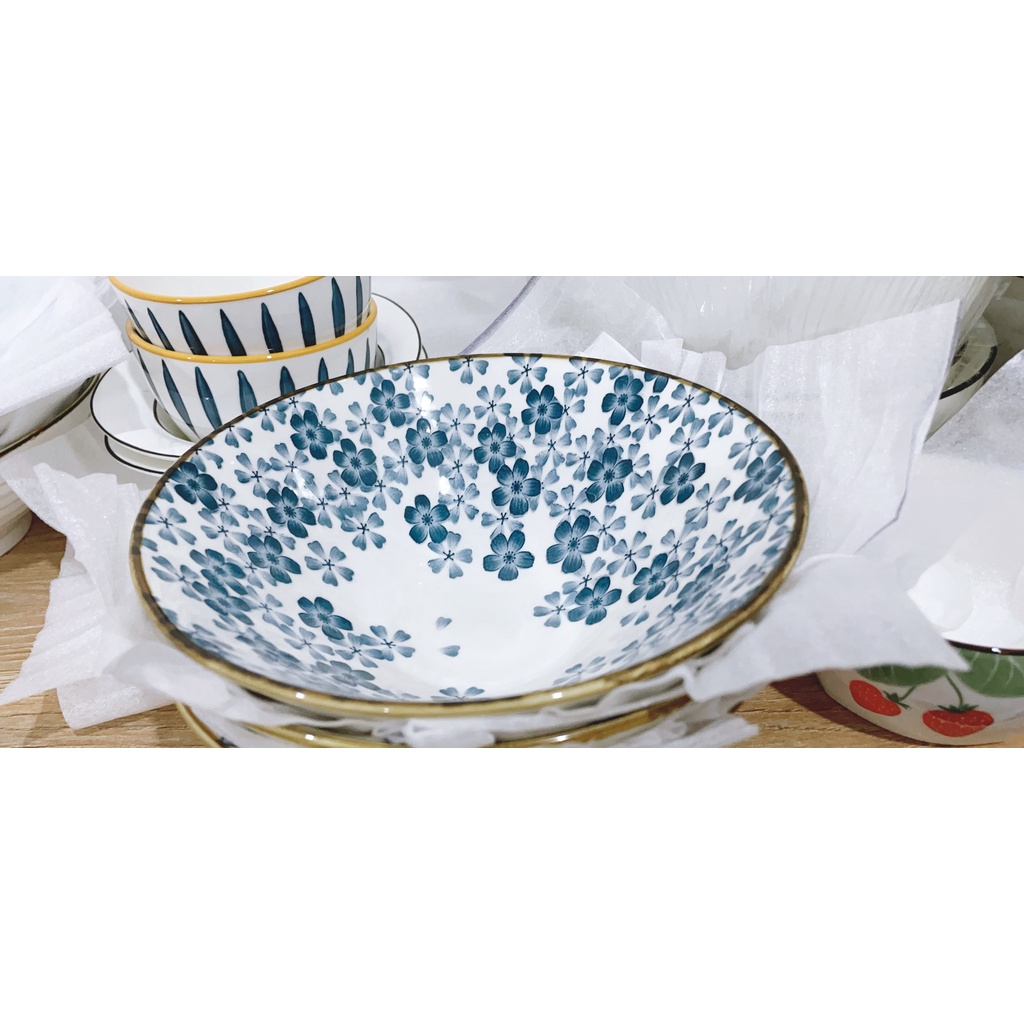 Bát Tô Mì Tô Phở Tô Canh Lớn Hình Nón Phong Cách Nhật