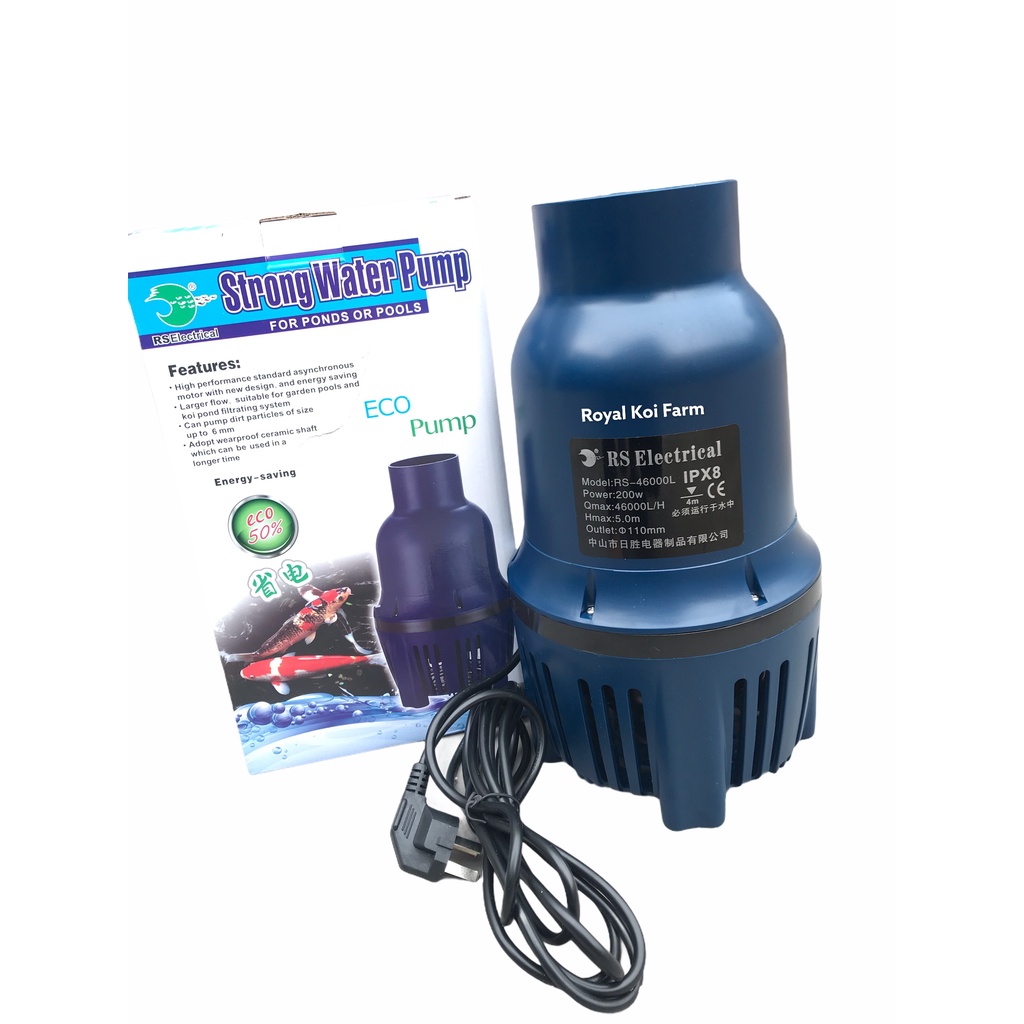 Máy Bơm RS Strong Water Pump RS 16500- 22500- 25000- 46000- 56000 Bơm Tạt Chuyên Dùng Cho Hồ Koi