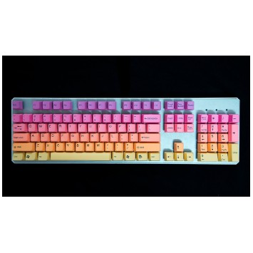 Phụ kiện Keycap độ bàn phím Gaming Tai-Hao Double Shot PBT Rainbow -Nano