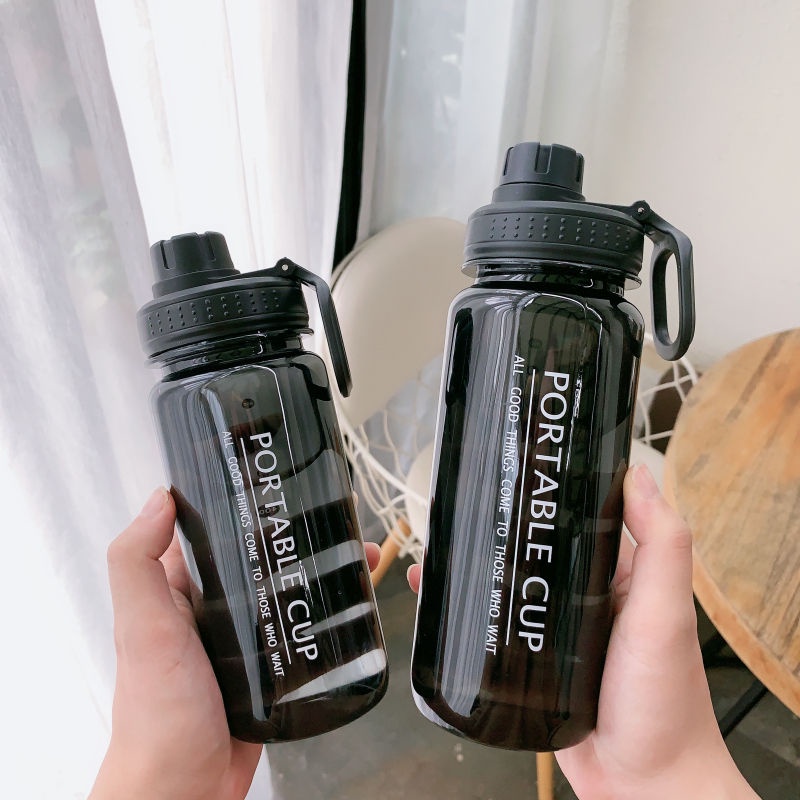 Bình Nước Thể Thao Bằng Nhựa Cỡ Lớn Chống Thấm Nước Tiện Dụng