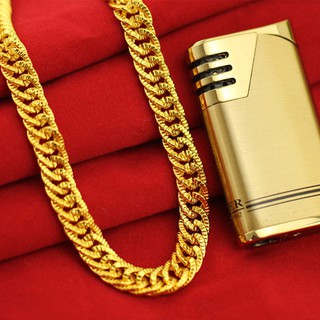 dây chuyền nam dẹt T Mạ Vàng 18k