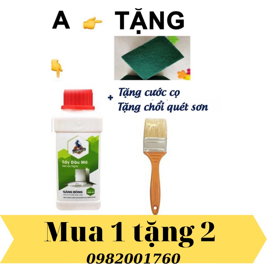 Dung dịch tẩy đa năng dầu mỡ cực mạnh, lưới hút mùi, bếp gas, điện từ.vết đen xoong nồi.... SaBo (500ml)