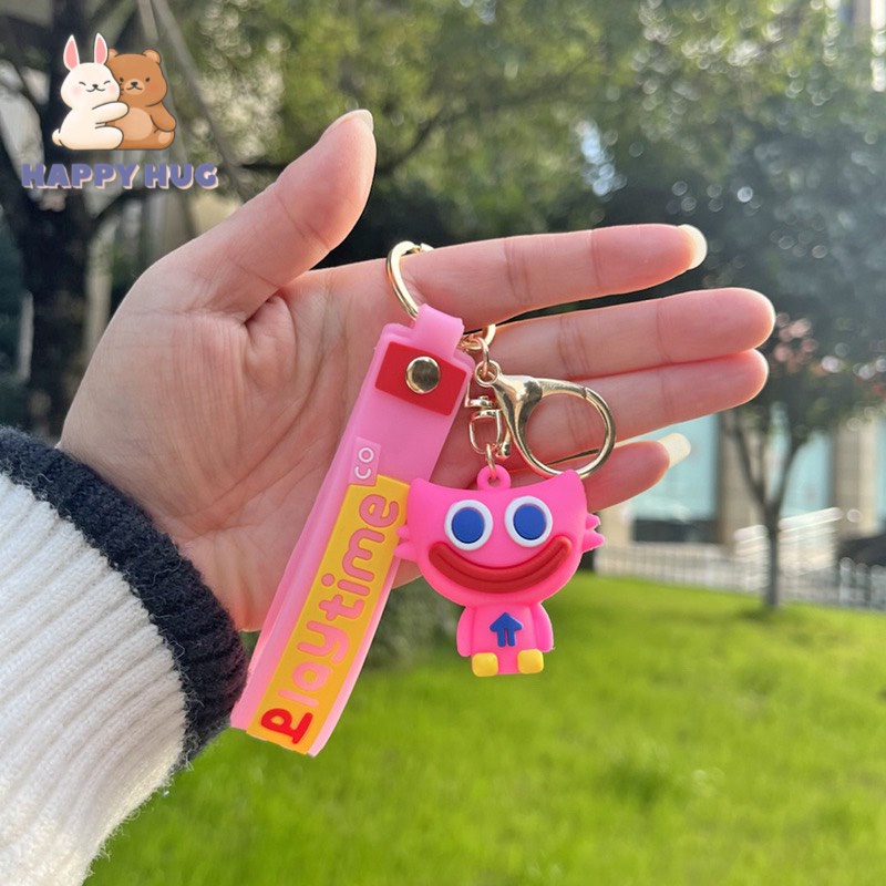 Móc khóa Huggy Wuggy nhân vật trong game Poppy Playtime - Happy Hug