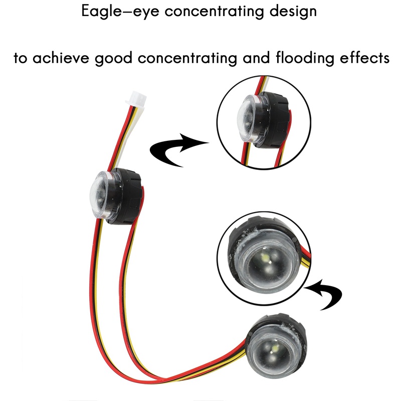Đèn LED Trước Cho Xe Hơi Điều Khiển Từ Xa SG 1603 SG 1604 SG1603 SG1604 1 / 16