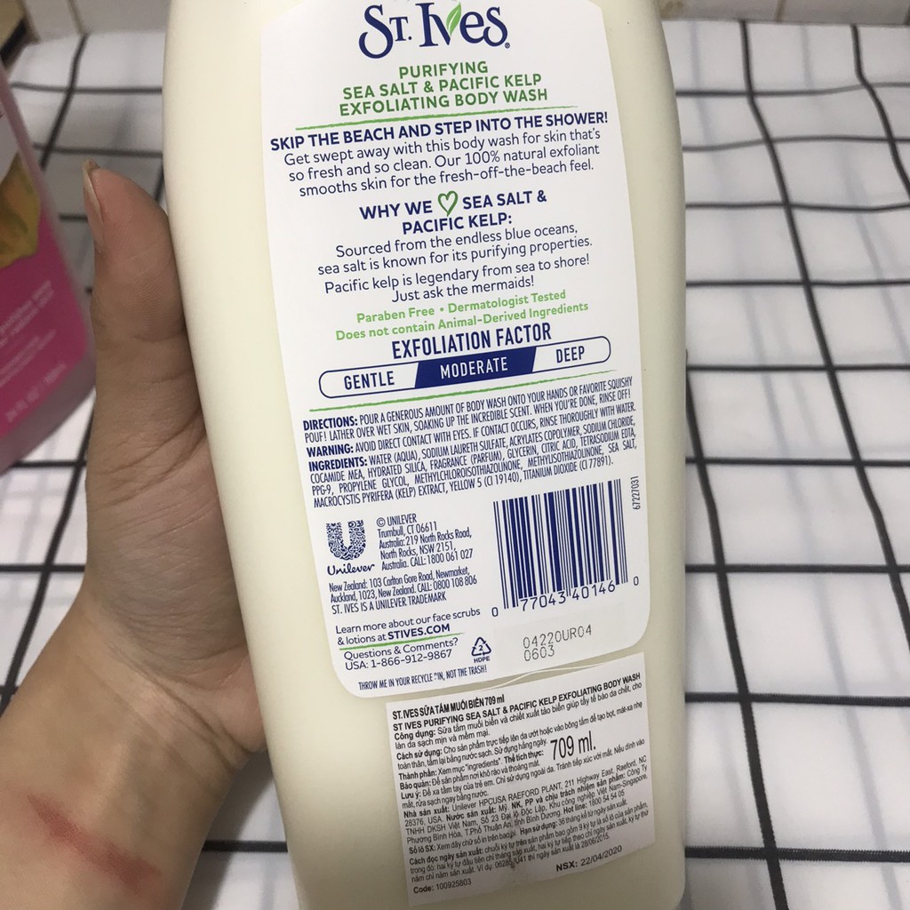 [MẪU MỚI]Sữa tắm ST. Ives Body Wash (650ML) | BigBuy360 - bigbuy360.vn