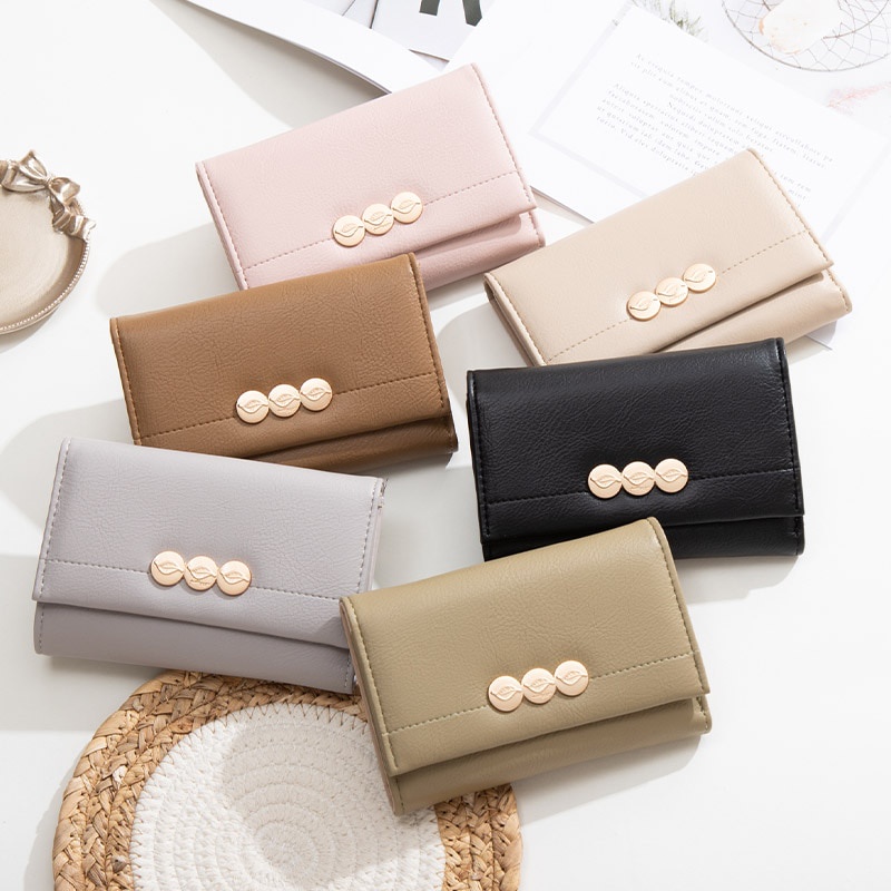 Ví đựng tiền xu thiết kế đơn giản xinh xắn dành cho nữ