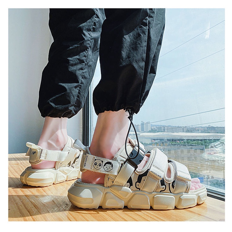 2023 Mới Sandal Thể Thao Đế Mềm Chống Trượt Thoáng Khí Thời Trang Dành Cho Nam