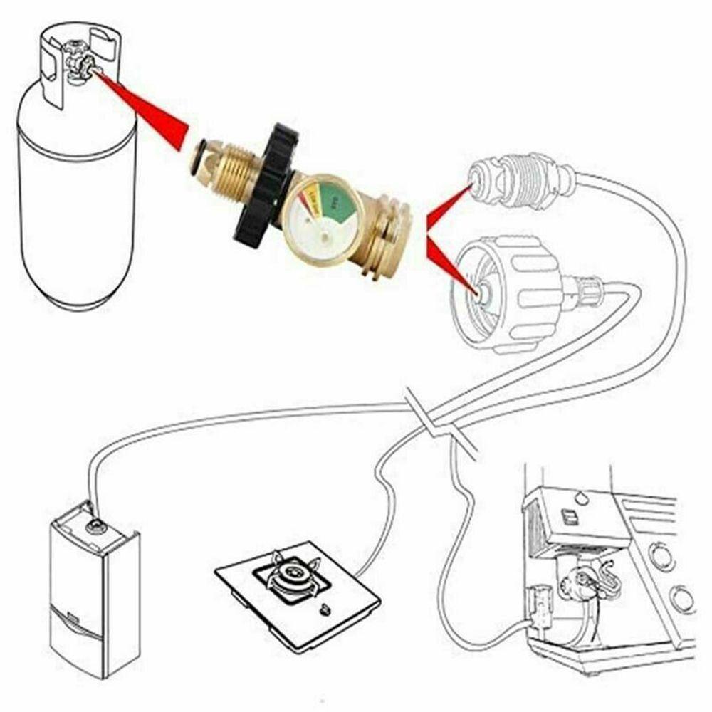 Đồng Hồ Đo Áp Suất Bình Lpg Bền Tiện Lợi