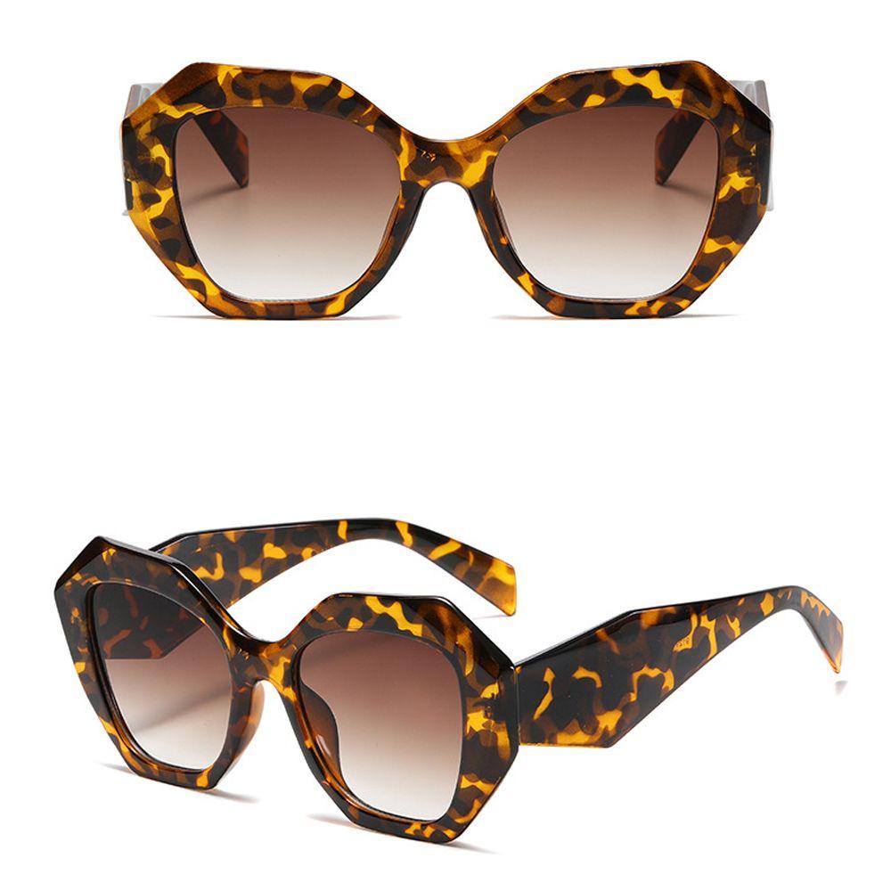 TWINKLE Kính Mát Tròng Đa Giác Nhiều Màu Chống Tia UV400