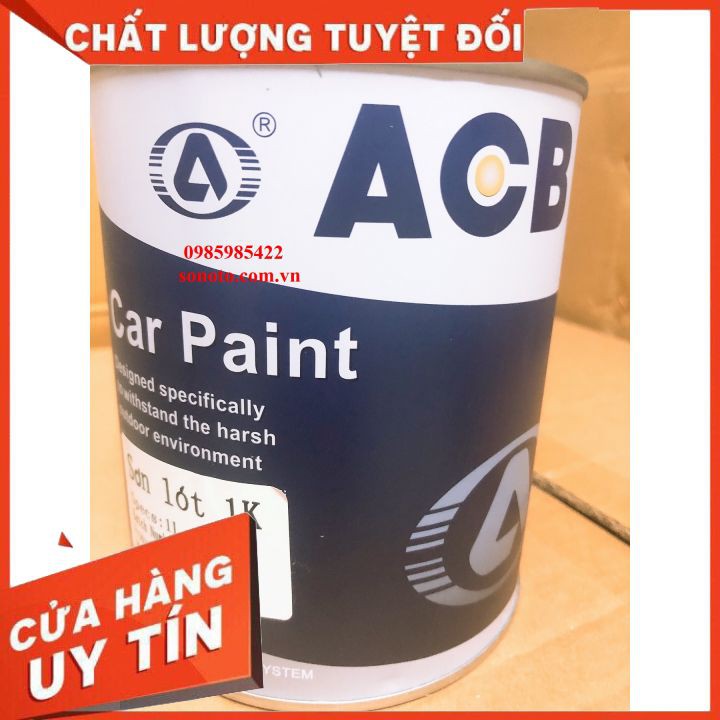 QP5510 - 1 lít Sơn lót 1K - xám lót - prime 1 thành phần hãng Autopaint và ACB cho ô tô xe máy ( Sơn oto xe máy )