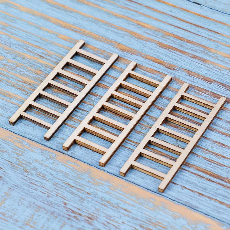 Bộ 3 Chiếc Thang Gỗ Mini Trang Trí Xinh Xắn