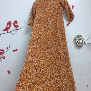 Áo dài hoa nhí