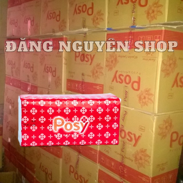 (COMBO 7 BỊCH) Khăn giấy rút Posy cao cấp 250 tờ 2 lớp