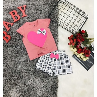 combo sét bộ đầm váy cho bé gái