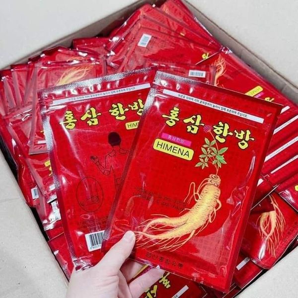 Cao Dán Sâm Đỏ HIMENA Hàn Quốc 20m/túi