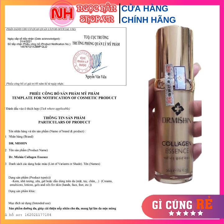 Serum, Tinh Chất,Mỹ phẩm, Bộ kem nám tàn nhang Dr Mishin- Mỹ phẩm chính hãng nhập khẩu Hàn Quốc
