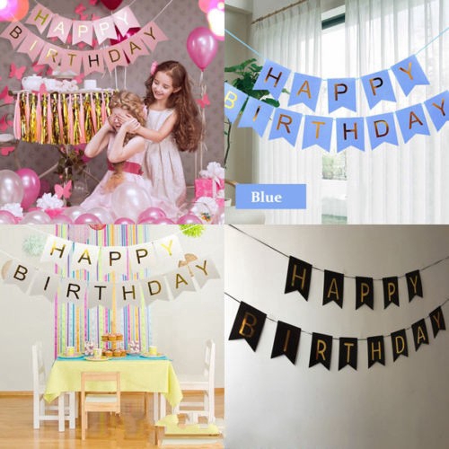 Dây cờ treo chữ Happy Birthday độc đáo