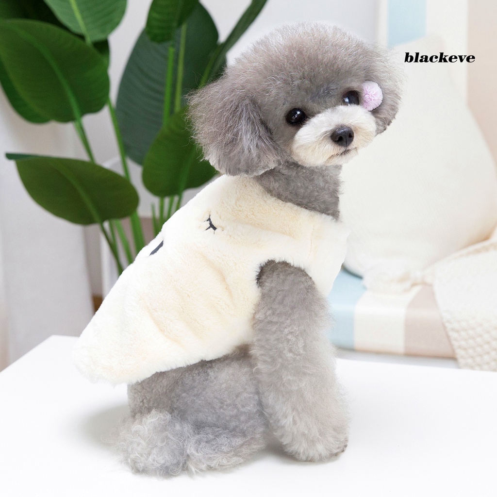 Áo len không tay mềm mại giữ ấm in họa tiết biểu cảm dễ thương cho thú cưng