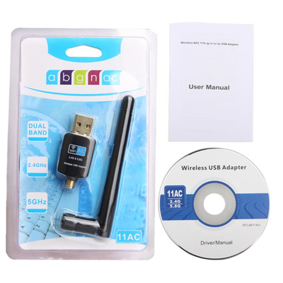 Bộ chuyển đổi không dây 600Mbps Usb Wifi 600mbps 5.8ghz + 2.4ghz Wifi 802.11ac | BigBuy360 - bigbuy360.vn