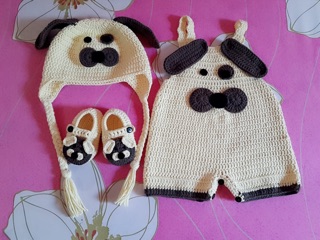 sét yếm len handmade cho bé (có thể tách set)