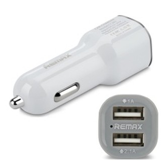Củ sạc ô tô 2 cổng USB Remax 1A/2.1A