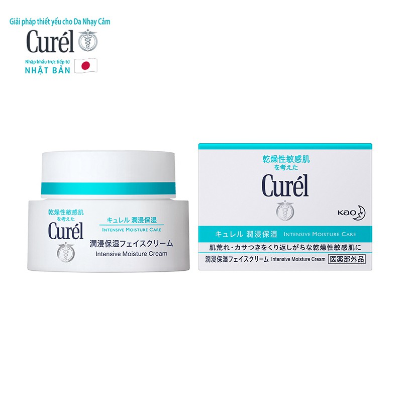 [Mã FMCGMALL -8% đơn 250K] Kem Dưỡng Da Cấp Ẩm Chuyên Sâu Curel Intensive Moisture Care Intensive Moisture Cream 40g | BigBuy360 - bigbuy360.vn