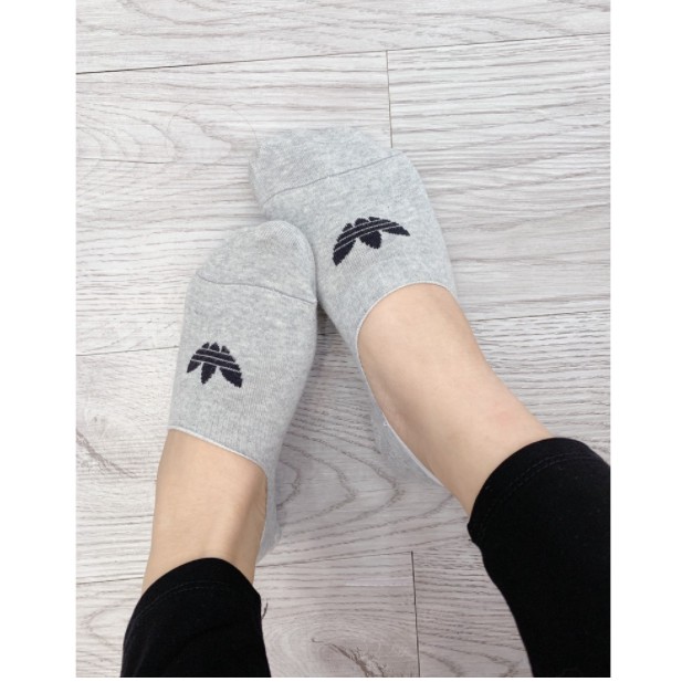 Tất Vớ lười nam nữ thể thao Adidas ngắn 3 lá cotton thoáng chống hôi TL8