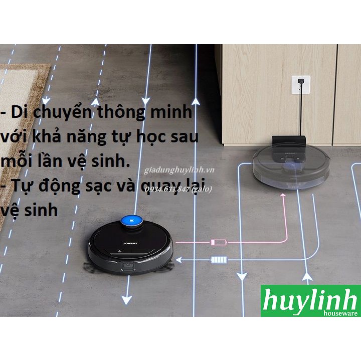 [Mã ELHAMS5 giảm 6% đơn 300K] Robot hút bụi lau nhà Ecovacs Deebot OZMO 960 - Chính hãng