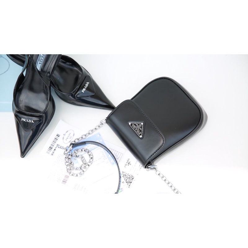 Túi đeo chéo prada mini