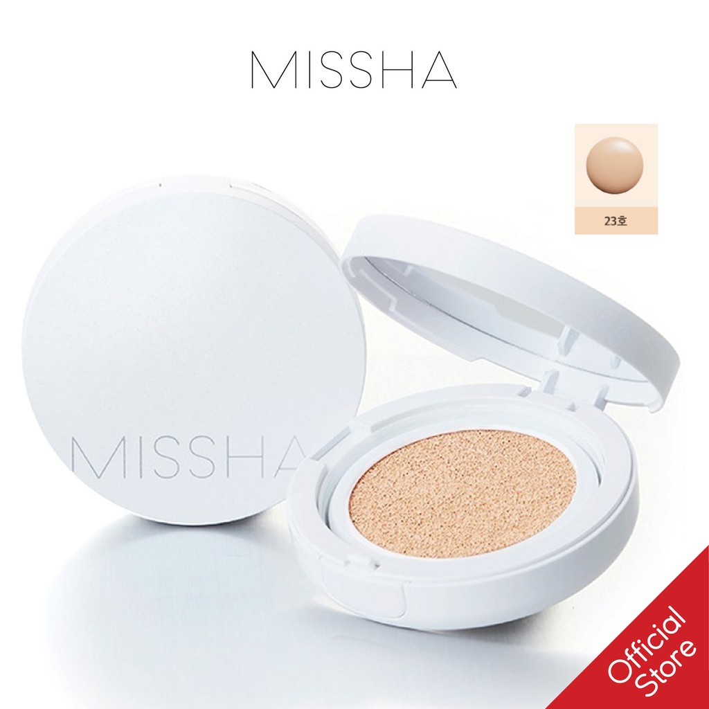 [Mã COSDEP -8% ĐH250k]Combo Phấn Nước Missha Cushion Dưỡng Ẩm, kiềm dầu da Bóng Khỏe Tự Nhiên SPF50+ PA+++ 15g