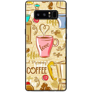 Ốp lưng Samsung Galaxy Note 4, Note 5, Note 7, Note 8, Note 9 in hình Love coffee