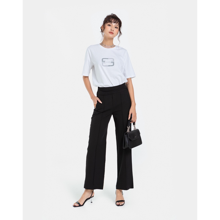 Áo Thun JUNO Oversize In Logo Cách Điệu JNATH009
