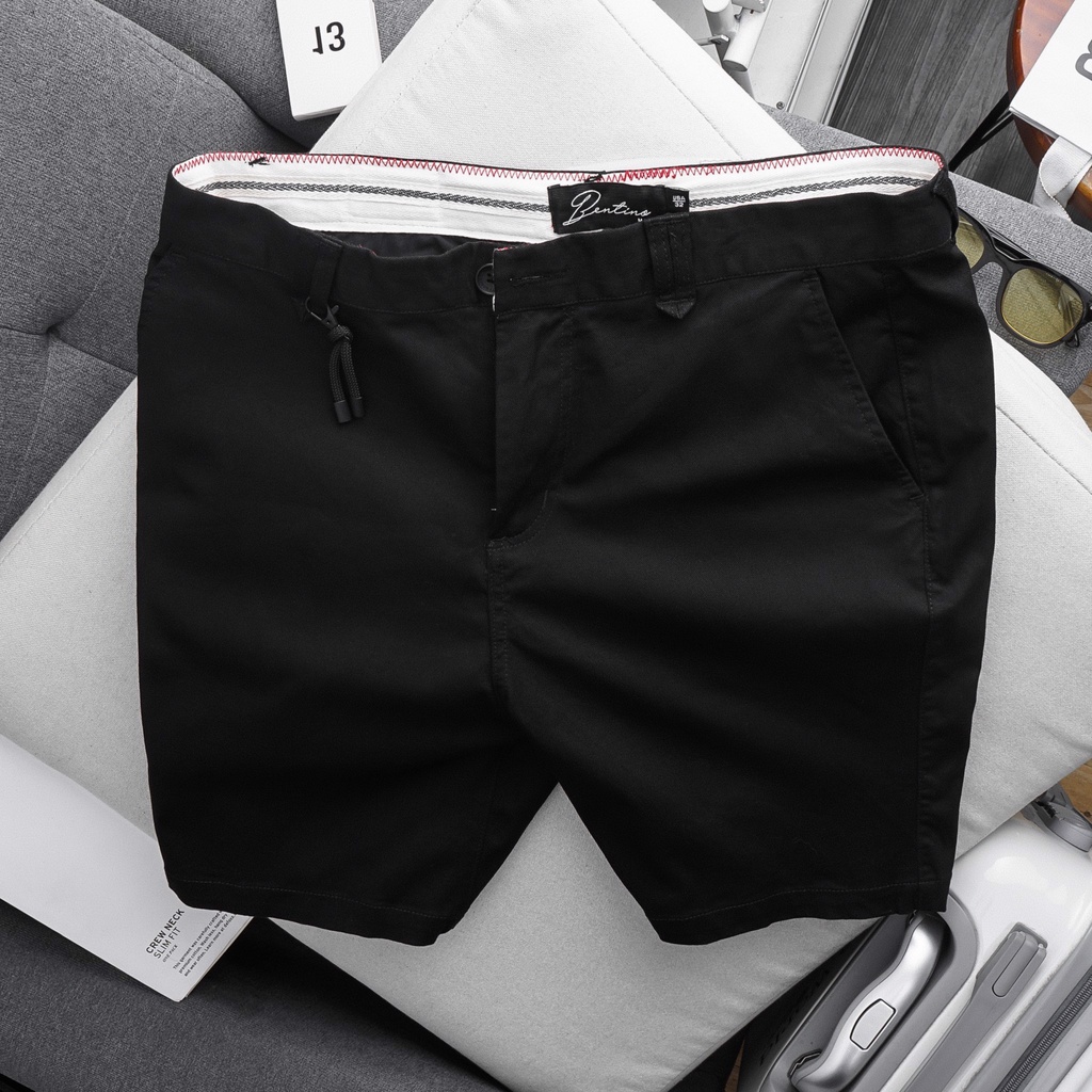 Quần Short Nam BENTINO Tag Trắng 4 Màu chất vải gân dệt Nhẹ Mát - Hàng Xuất Xịn Cao Cấp