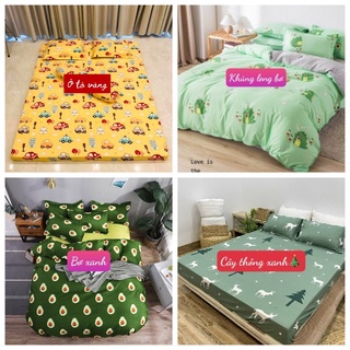 Free ship 99k bộ ga gối poly giường 1m4 hcm