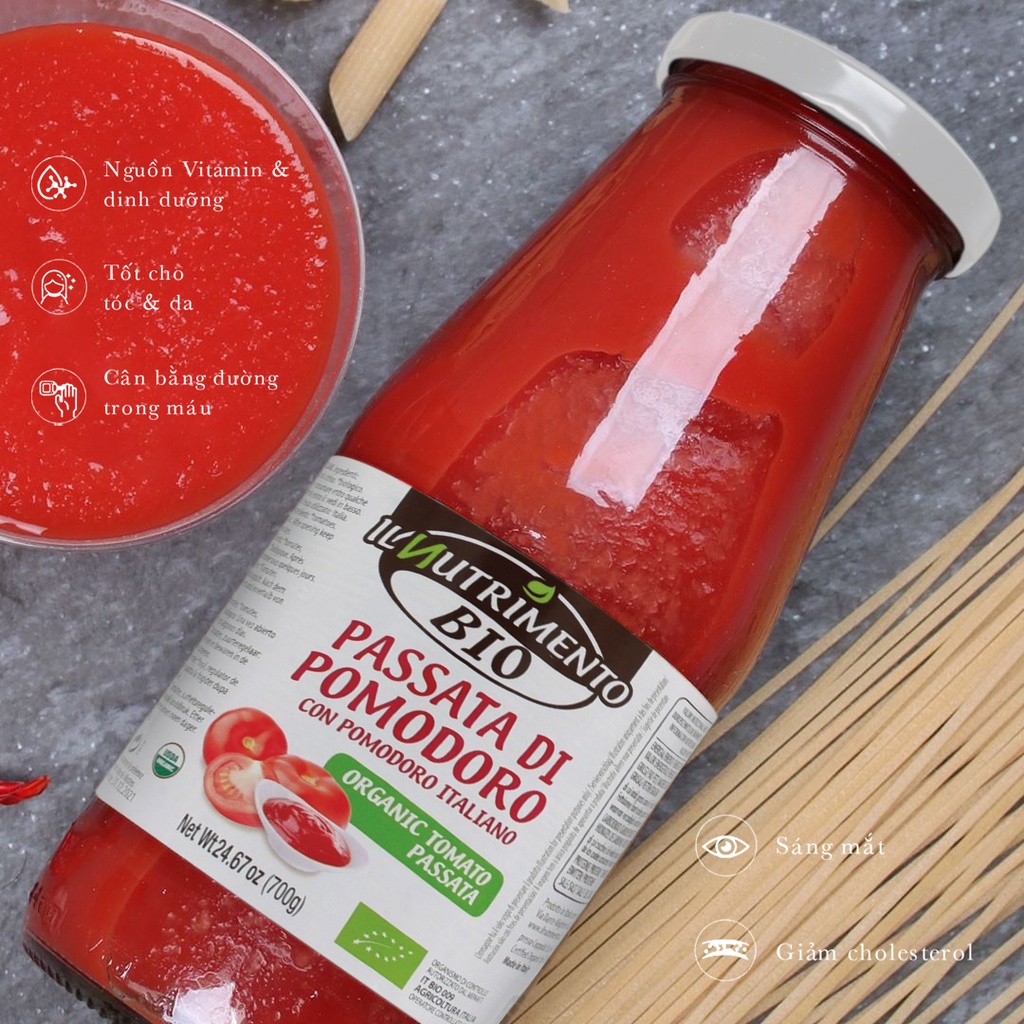 Sốt cà chua hữu cơ Sottolestelle ProBios Organic Tomato Sauce