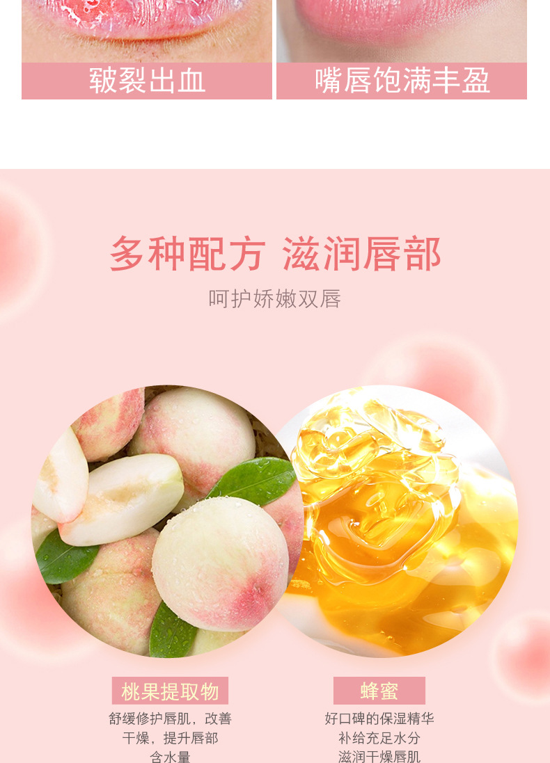 Son Dưỡng Môi Trong Suốt Hương Đào Chống Nứt Nẻ | BigBuy360 - bigbuy360.vn